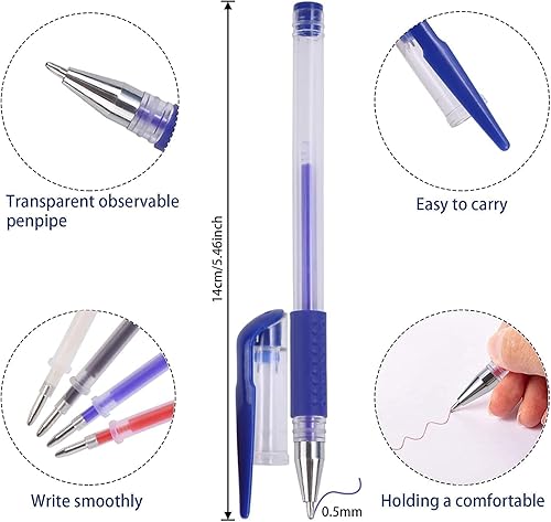 Miniatura 2 de JANYUN - Bolígrafos térmicos borrables para tela de 8 piezas con 52 recambios para acolchado, costura, DIY, sastrería, bordado, manualidades