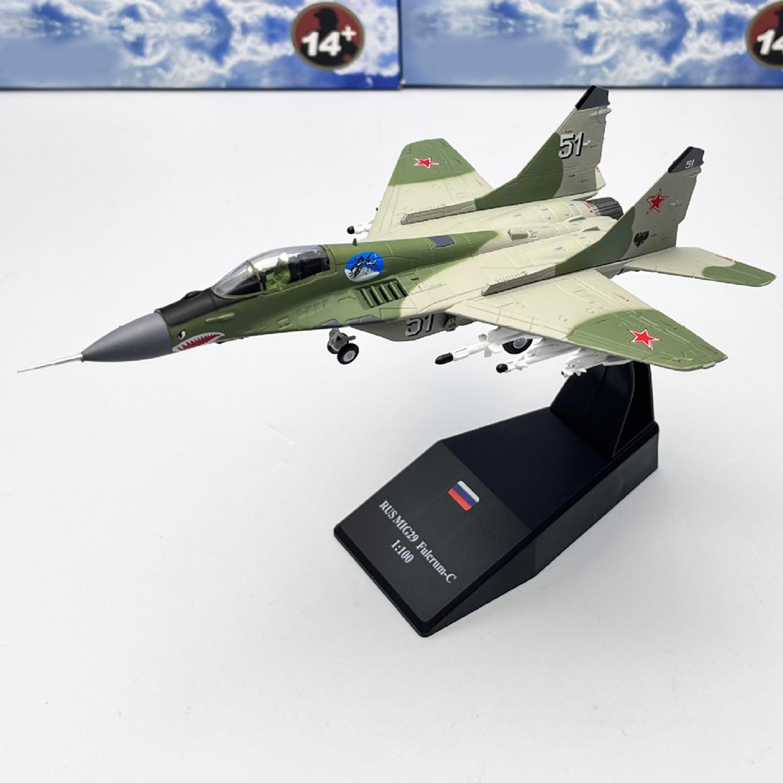 F Fityle Modelo de Avión Diecast Maqueta Militar a Escala Avión de Coleccionable Réplica de Escritorio en Aleación Metálica Acabado Detallado