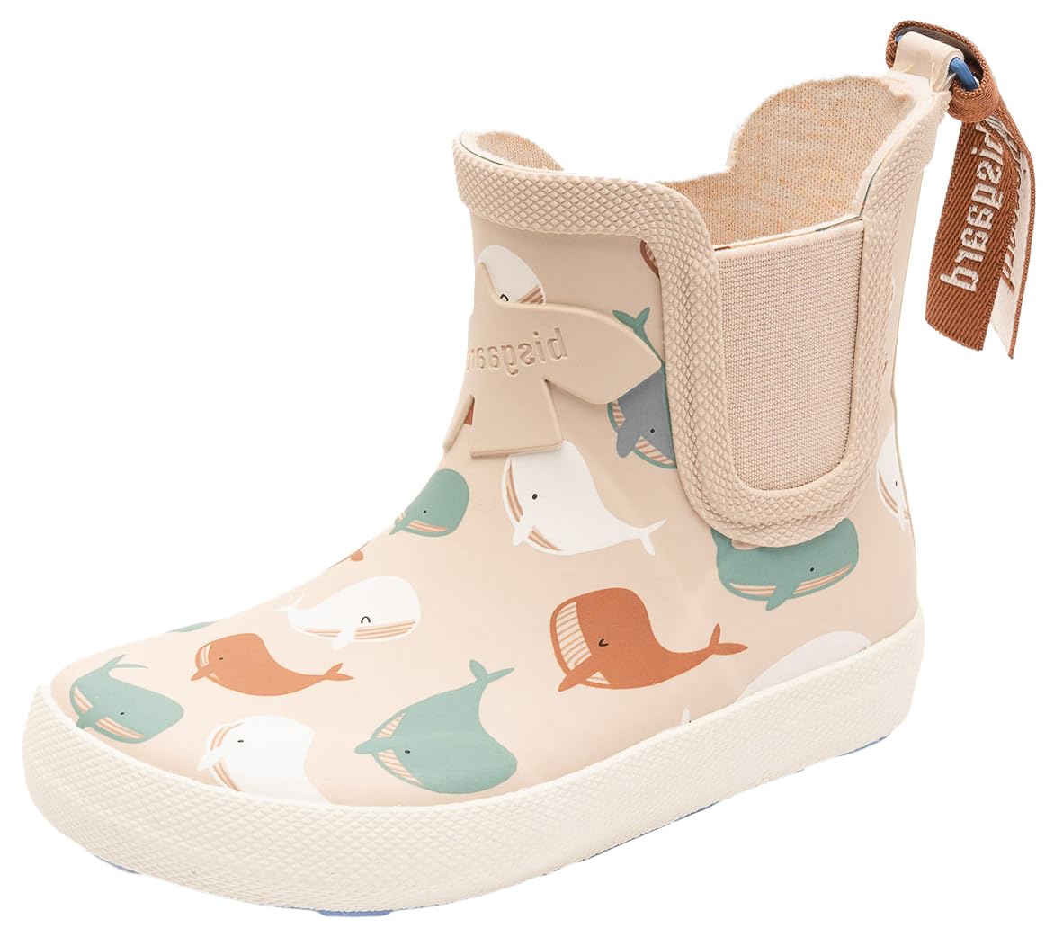 Bisgaard Sko A/S. bisgaard Barefoot Rubber Rain Boot, Whale, 21 EU Wide