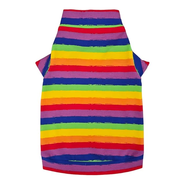 Foto 2 de 2 de Kotomoda Camiseta de gato colorido vida para Sphynx y gatos desnudos (XS)