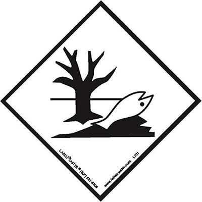 Labelmaster L701 Environmentally Hazardous Substance Markings, 100 mm x 100 mm, Paper (Pack of 500)