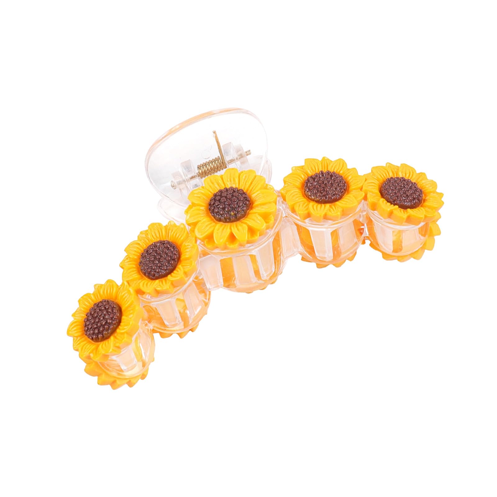 Totelux Sunflower Hair Claw Clips Flower Hair Clip for Thick Thin Hair, Large Hair Jaw Clamp Nonslip Elegant Hair Grab Clips for Women Spring Summer Birthday Hair Accessories