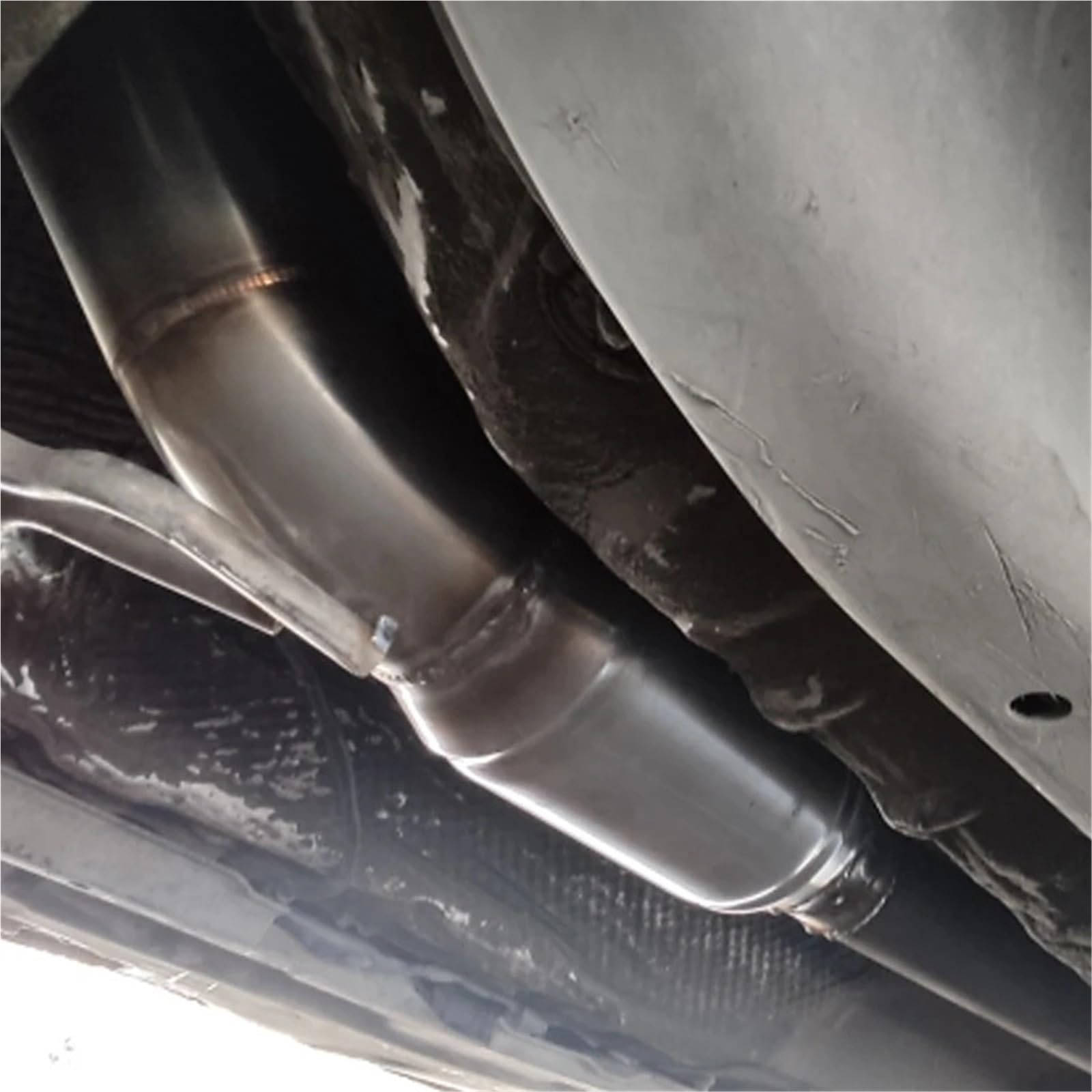 Catalizzatore Convertitore catalitico per auto da 3" pollici, 300 celle CPSI CPI, nucleo metallico con catalizzatore metallico, tubo di scarico da 300 celle Catalizzatore Catalitico