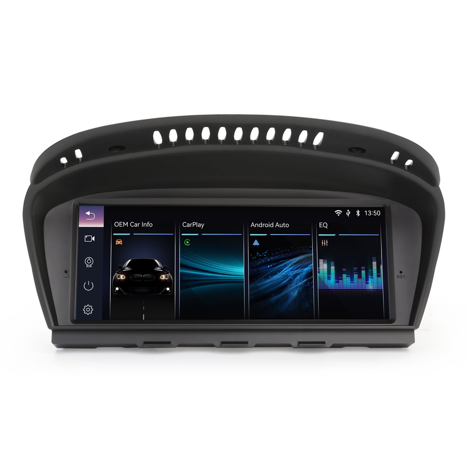 Erisin 8.8" Linux Autoradio für BMW 3er E90 E91 E92, 5er E60 E61, 6er E63 E64 CCC – GPS Navigation Bluetooth 5.1 Wireless CarPlay Android Auto, Mirror Link, Canbus, OEM Funktionen Behalten iDrive