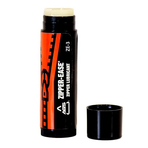 Miniatura 4 de AGS Zipper-Ease - Lubricante de cera con cremallera, tubo de bálsamo para una cremallera suave y fácil, aplicación sin ensuciar, barra de 0.15 onzas