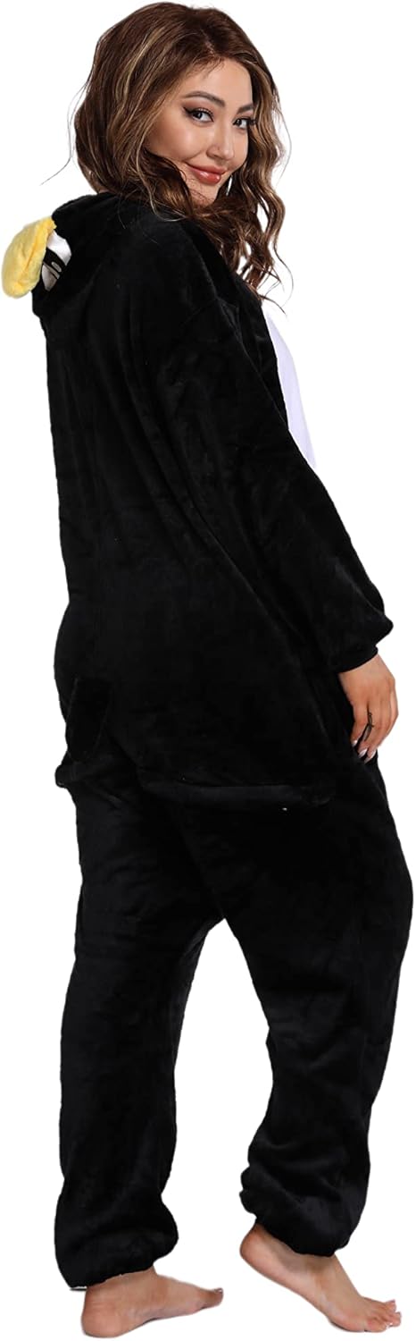 Adult Penguin Onesies Sleepwear Unisex Animal Pajamas Cosplay Costume - Image 9