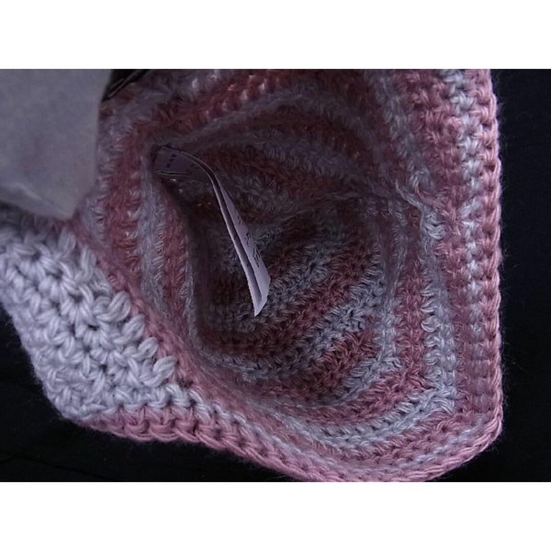 ミュウミュウ ピンク ストライプ ニット帽