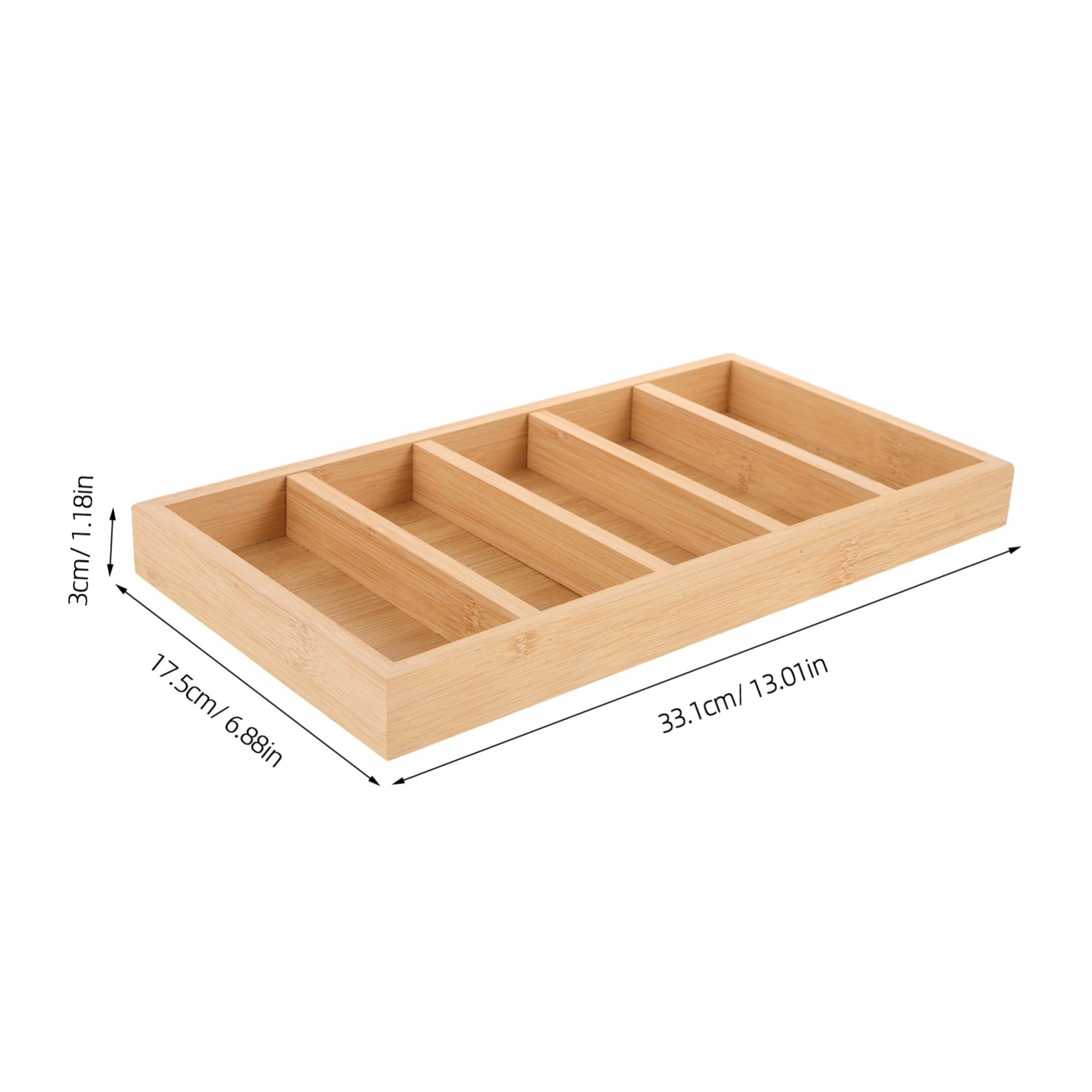 Ipetboom Organizador de Gafas de 2 Piezas 5 Compartimentos de Madera | Bandeja Khaki para Exhibición y Selección, Vitrina para Gafas de Sol en Tienda, Fiesta Verano