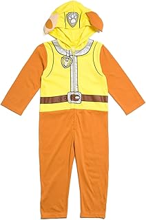 Paw Patrol Rubble Little Boy Girl Kids Zip Up Cosplay Coverall 6