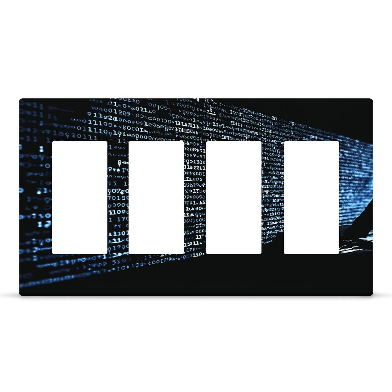 Unbreakable Programming Code Wall Plate Cover Thermoplastic Faceplate Receptacle Outlet Covers Rocker Light Switch Covers Faceplate