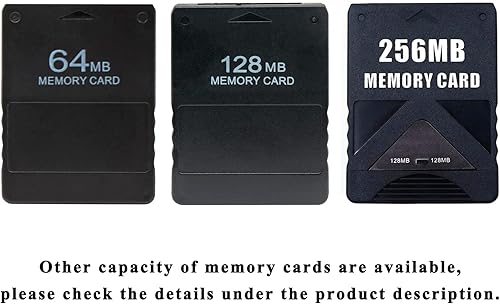 Miniatura 7 de Ostent Unidad de tarjeta de memoria de alta velocidad de 64 MB para Sony Playstation 2 PS2 consola delgada videojuegos