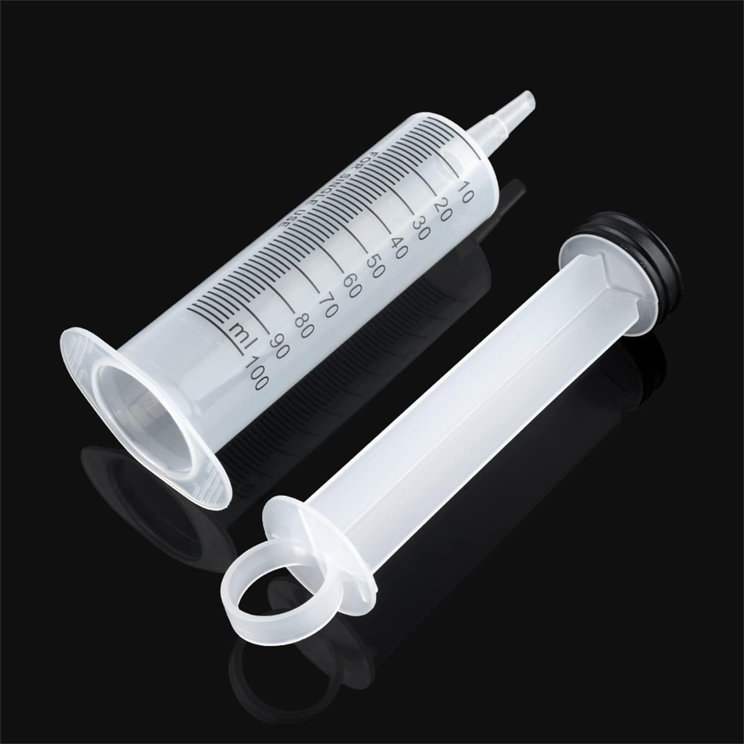MEDICALMONO - Siringhe STERILI DicoNEX 100 ml Senza Ago, Cono Catetere, Sterile, Monouso, Latex-Freel - 5 Pezzi