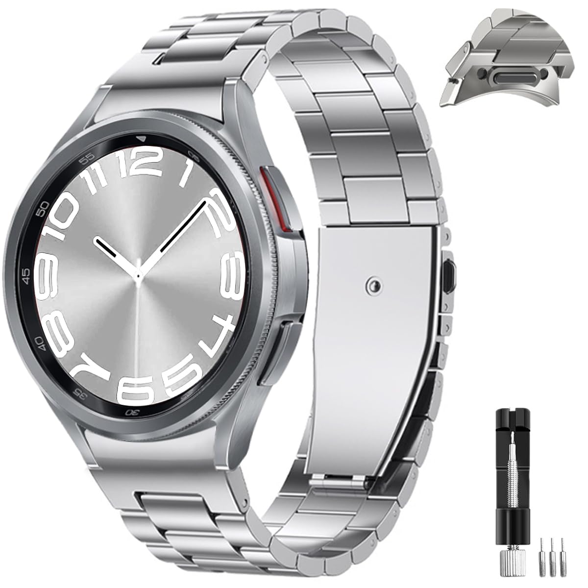 Amazon.co.jp: Epoosuo Galaxy Watch 6 クラシックバンド 47mm