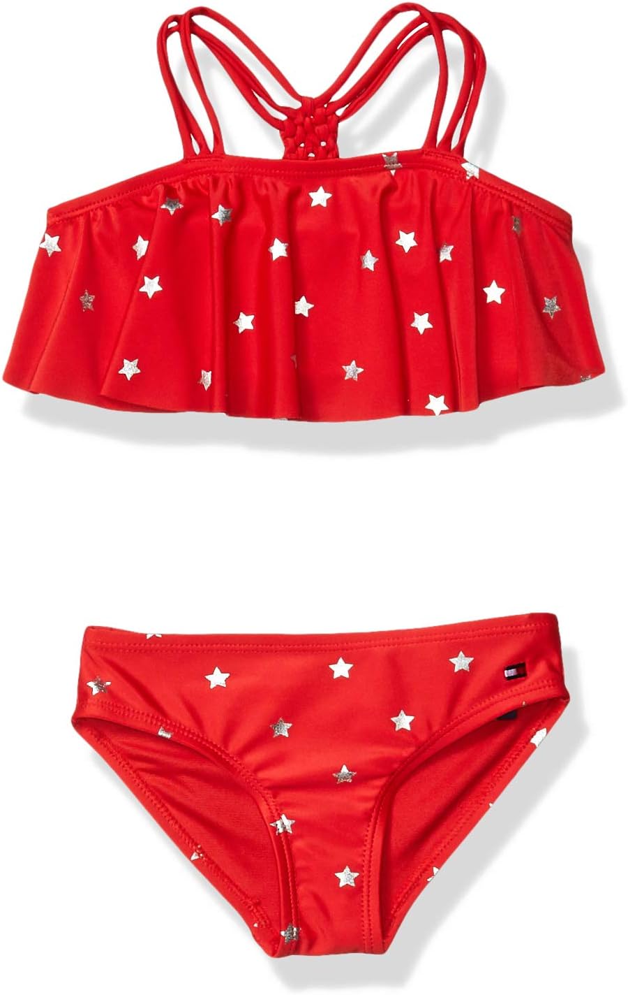 Tommy Hilfiger ガールズ ツーピース水着 US サイズ: 6 カラー: レッド
