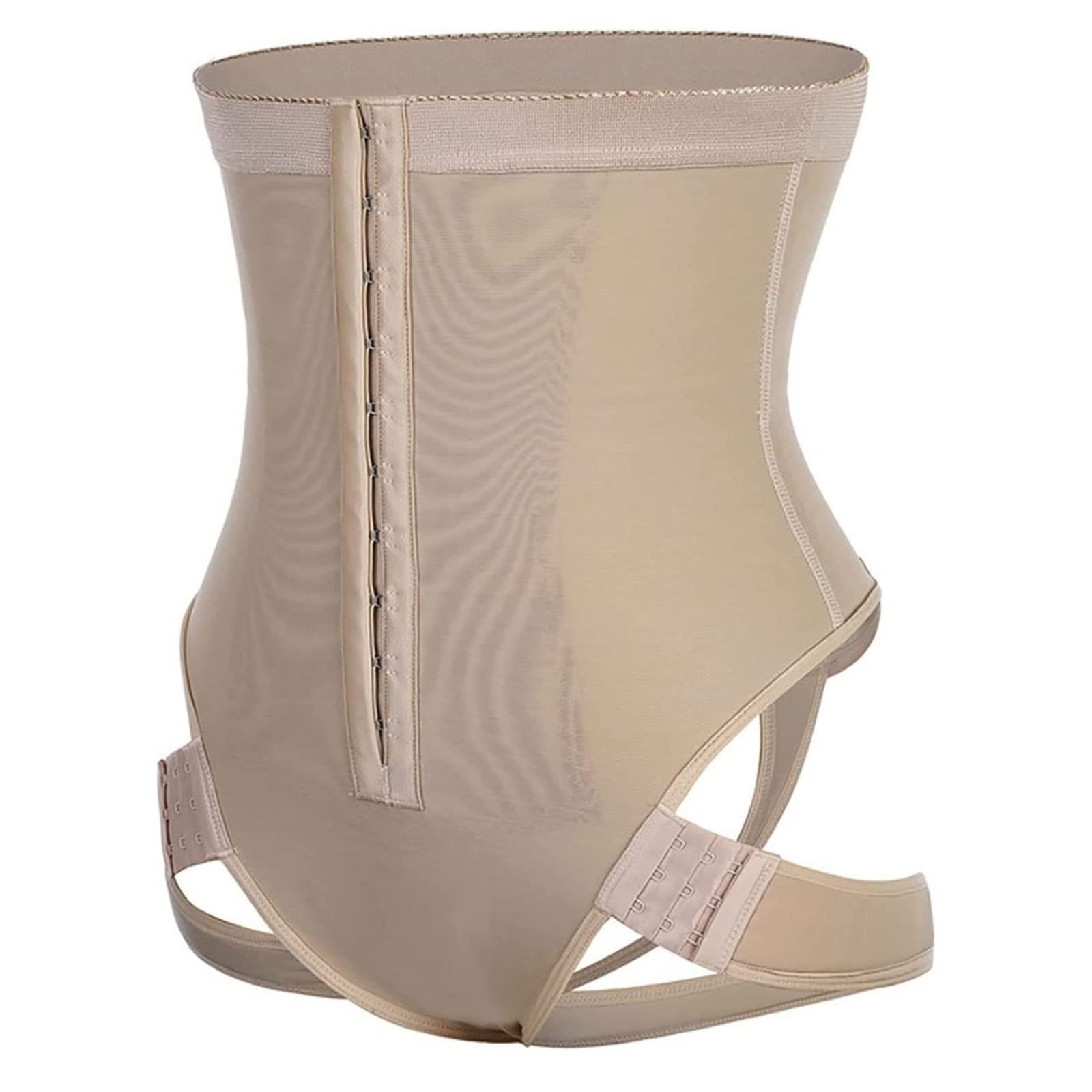 JIALIFT Butt Lifter Höschen Shapewear Damen Butt Lifter Shapewear Nahtlose Bauchkontrolle Hi-Waist Butt Lifting Höschen Sauna Weste (Color : Khaki, Size : 4XL)