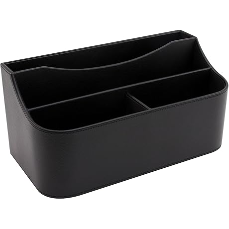 Realspace Faux Leather Desk Valet for Men