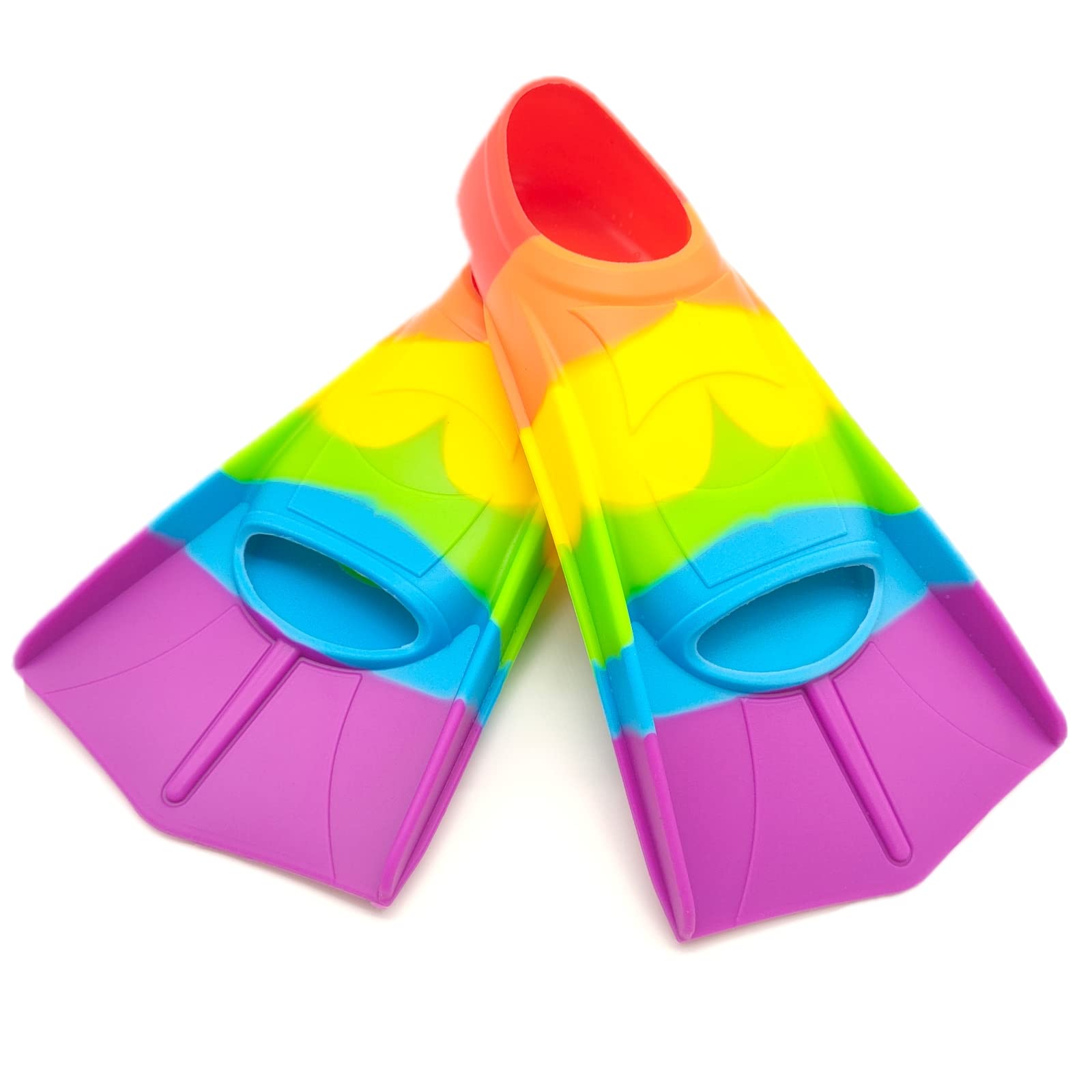 Swimming Training Fins,Kids Swim Fins,Comfortable Swimming Flippers Suitable for Children,Beginners,Girls,Boys,Adults