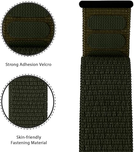 Miniatura 2 de IFCASE Paquete de 2 brazaletes deportivos de nailon para Apple Watch de 1.929 in 1.811 in 1.772 in 1.732 in 1.654 in 1.614 in 1.575 in iWatch Series