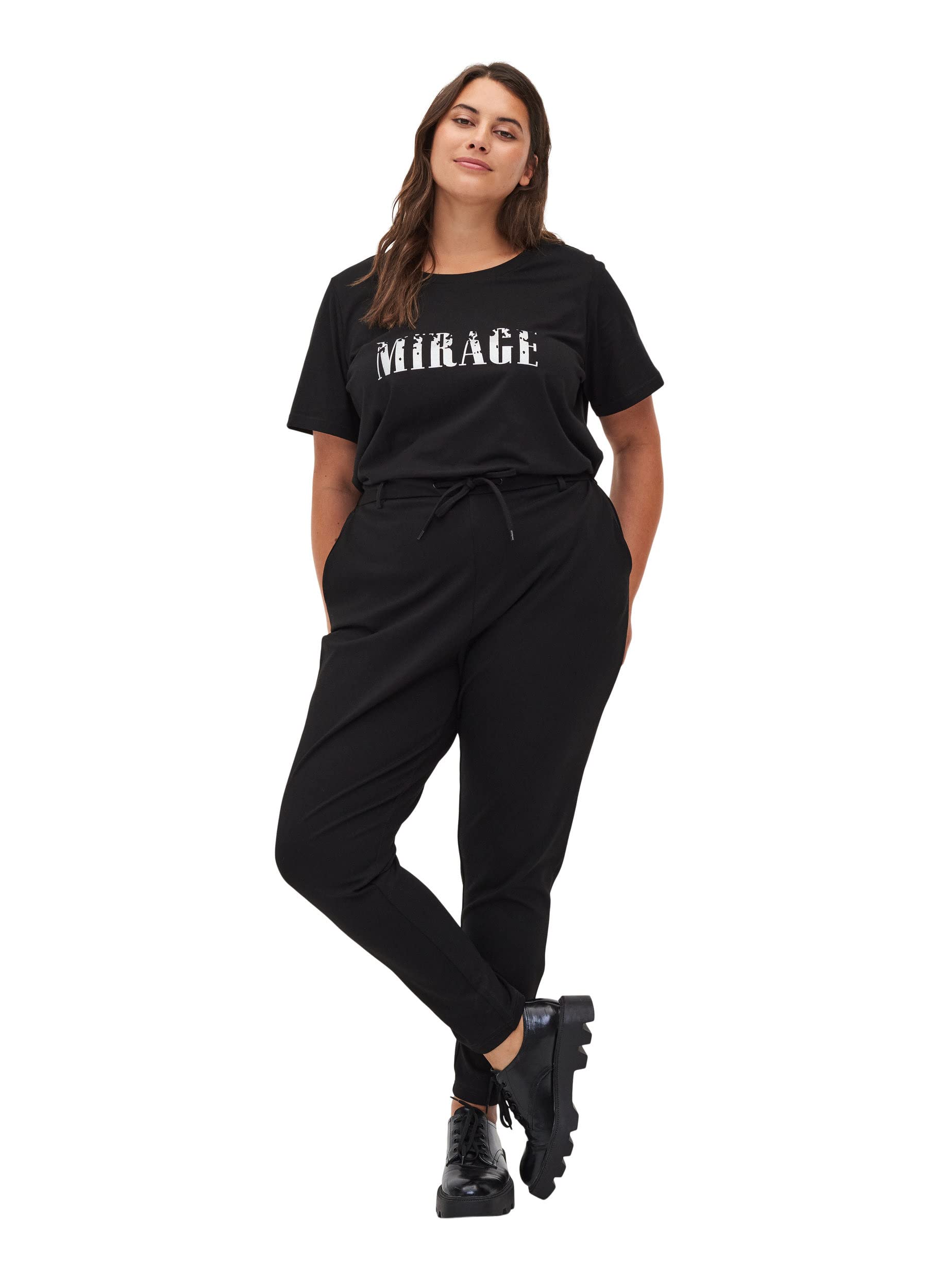 Zizzi Große Größen Damen Maddison Hose aus Viskose Gr - Plus Size Damen Kleidung