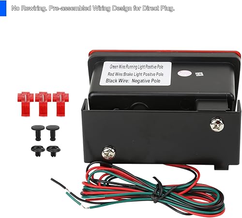 Miniatura 3 de Spec-D Tuning Luz trasera de freno LED estilo F1 4TH 3RD compatible con Subaru WRXSTI 2011-2021, Subaru Impreza 2011-2016, Subaru XV Crosstrek