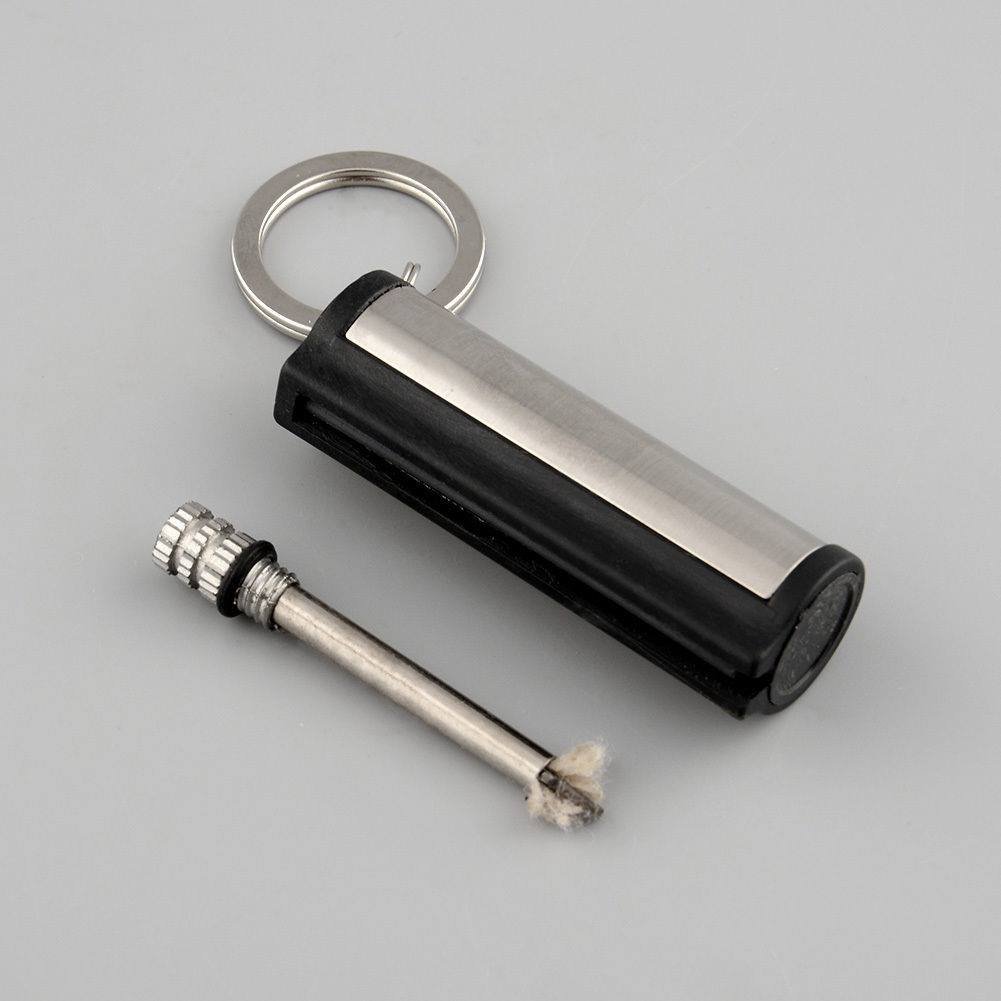 Cylinder Survival Emergency Camping Fire Starter Flint Metal Match Lighter - One item