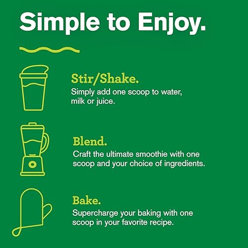 Miniatura 3 de Amazing Grass Greens Trio: Greens Powder with Wheatgrass, Alfalfa, & Barley Grass, Rich Source of Chlorophyll, 30 Servings