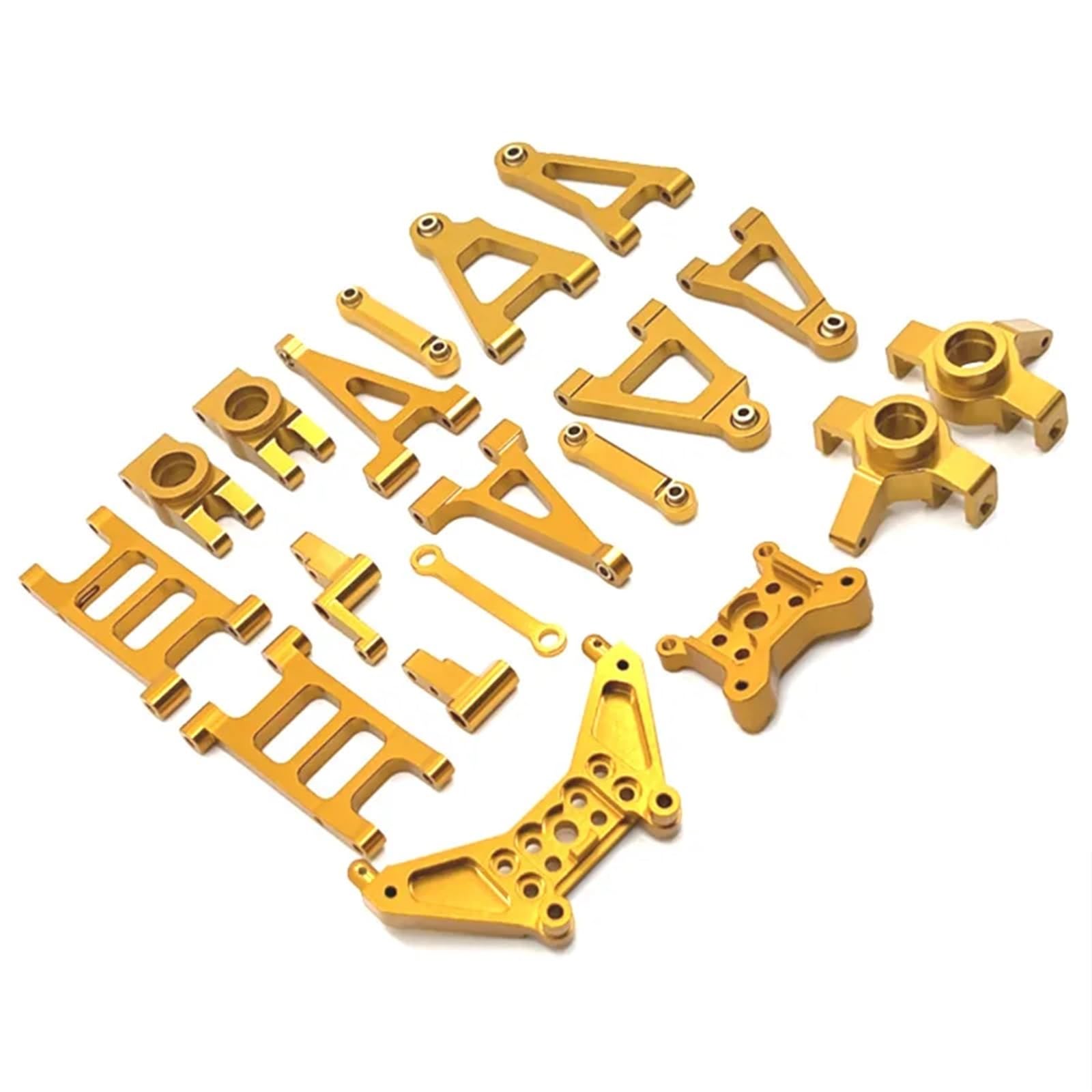 para MJX 14301 14302 14303 1/14 Brazos Suspensión Mejorados Metal Componentes Dirección Reparación Coches RC Modificar Piezas Repuesto Accesorios Balancines
