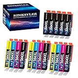 Compatible 564 Ink Cartridges Replacement for HP 564XL 564 XL Combo Pack for HP Photosmart 5510 5520...