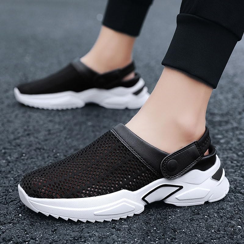 Men's orthopedic hollow summer sandals,mesh shoe,men's sandals,walking boat shoes,breathable,arch support,knitted mesh walking shoes,beach sandals4