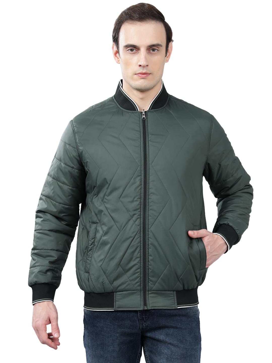 cantabil Solid Full Sleeves Mock Collar Regular Fit Mens Casual Jacket | Casual Winter Jackets for Men | Mens Jackets for Winter Wear (P_MJKT00272)-picture-15