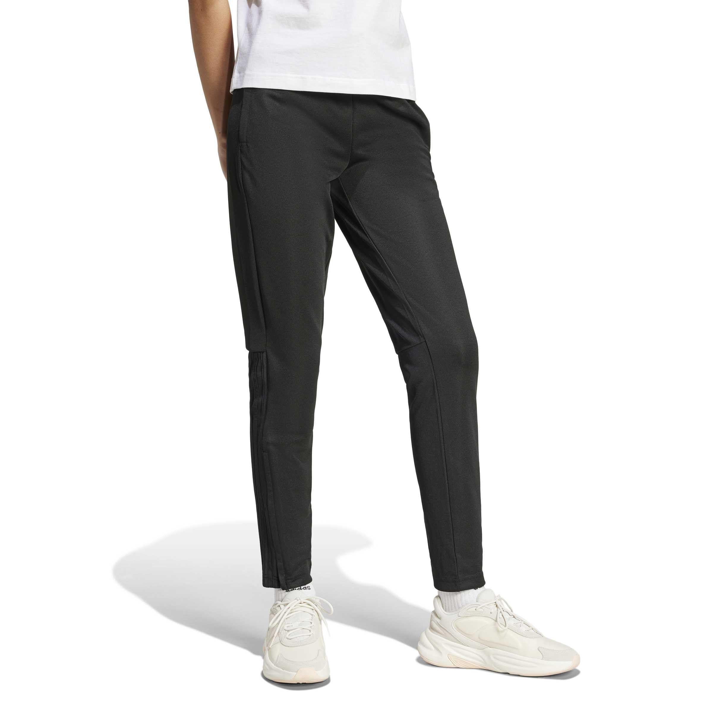 adidas Damskie spodnie treningowe Sereno Cut 3-Stripes Slim Tapered, czarne, M, czarny, M