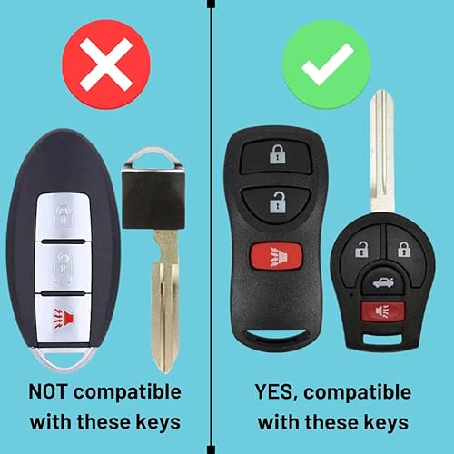 Miniatura 6 de Paquete de programador de teclas simples con dos teclas de 4 botones - Diseñado para vehículos Nissan clave de programa tú mismo (tecla de 4