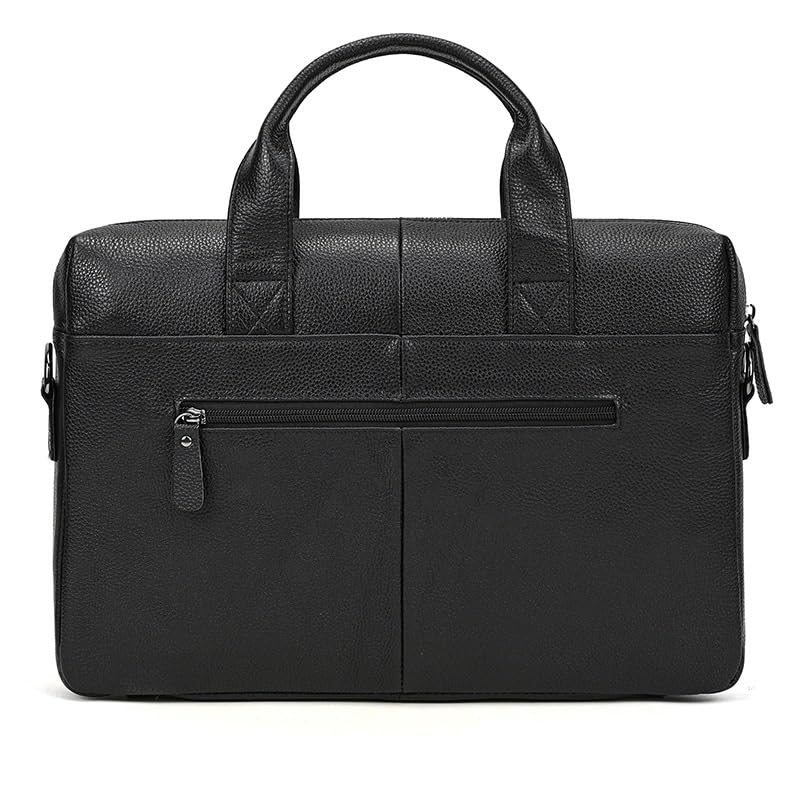Men's Business Trip Briefcase Handbag Computer Bag Cowhide Single Shoulder Crossbody Bag Leather Handbag4