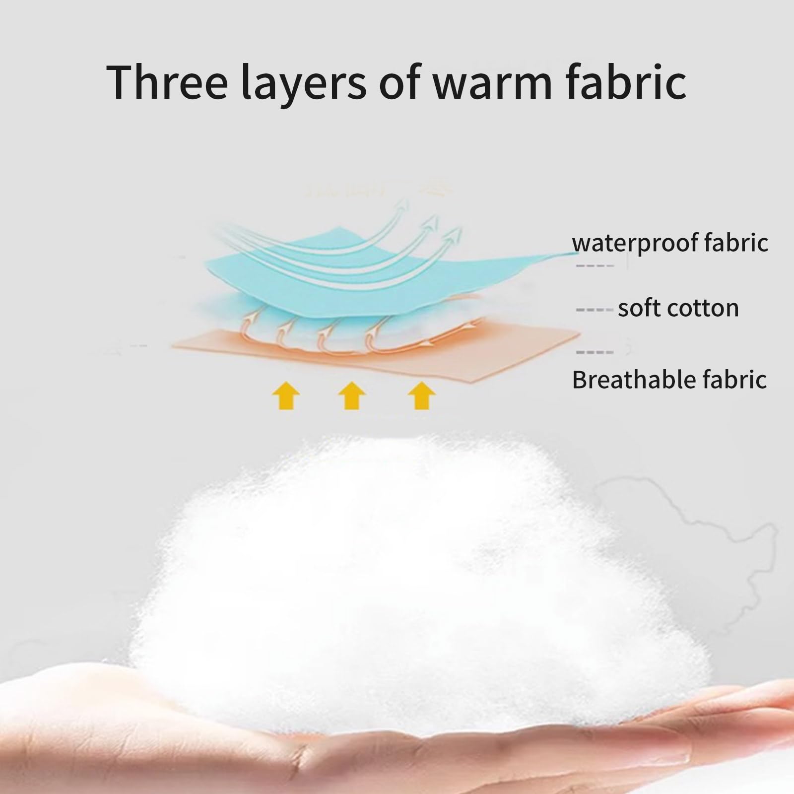 Fundas de invierno para cochecito de bebé, protección contra la intemperie, transpirable, resistente al viento, de algodón, ajuste universal
