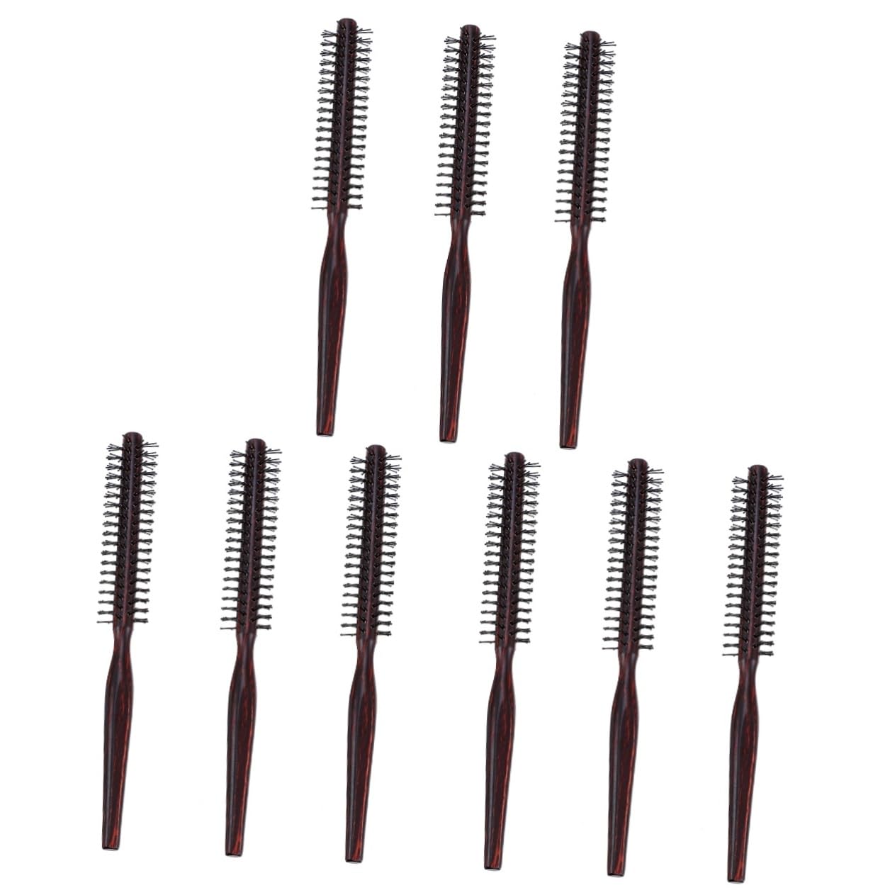 minkissy 9stücke Teiliges -haarkämmen Runde Haarbürste Für Styling Und Pflege Für Lockiges Haar Ergonomisches Design Für Angenehme Handhabung