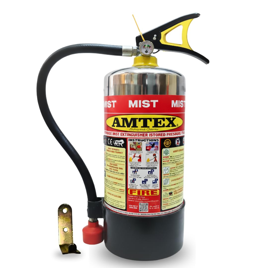 Amtex� Portable Mist Retardant Fire Extinguisher SS-304L Best for Homes, Offices, Cars, etc; No Residue ; Eco & User Friendly ; Multi Purpose ; Aesthetic Design-image-15