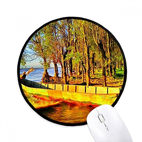 Mousepad redondo de lona con fotografía del Mar Negro para tu escritorio de juego