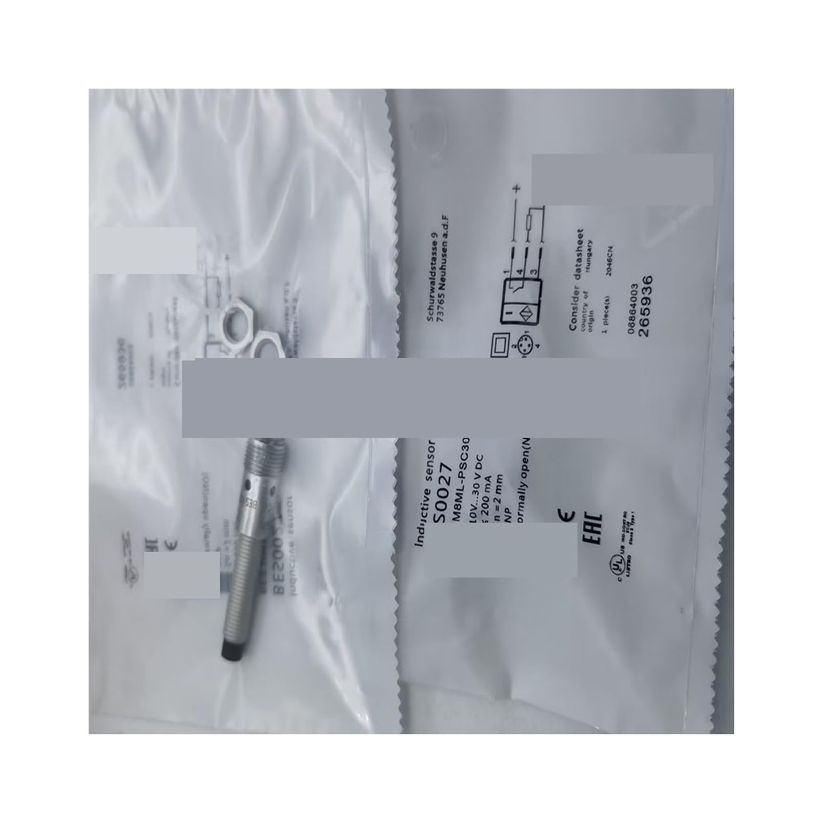 Proximity switch sensor M8ML-PSC30A-S04G-W élimine les pannes de détection - 3