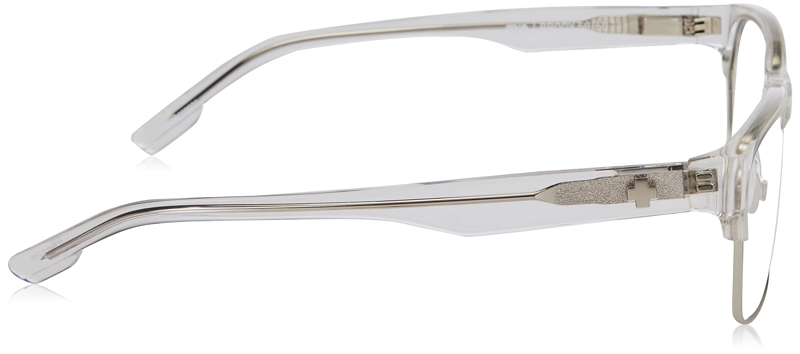 Spy Brody 5050 59 Lunettes Crystal Matte Silver, Unisexe Adulte