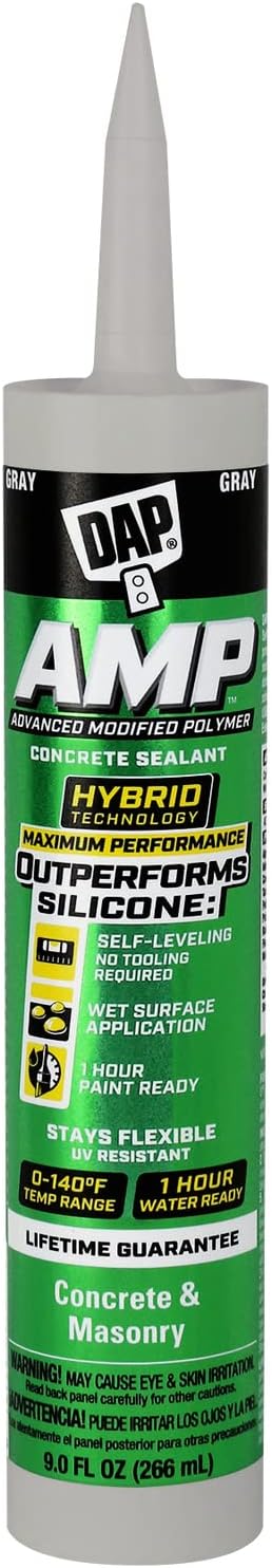 DAP AMP Concrete Sealant, Gray, 9 Oz (7079800764)