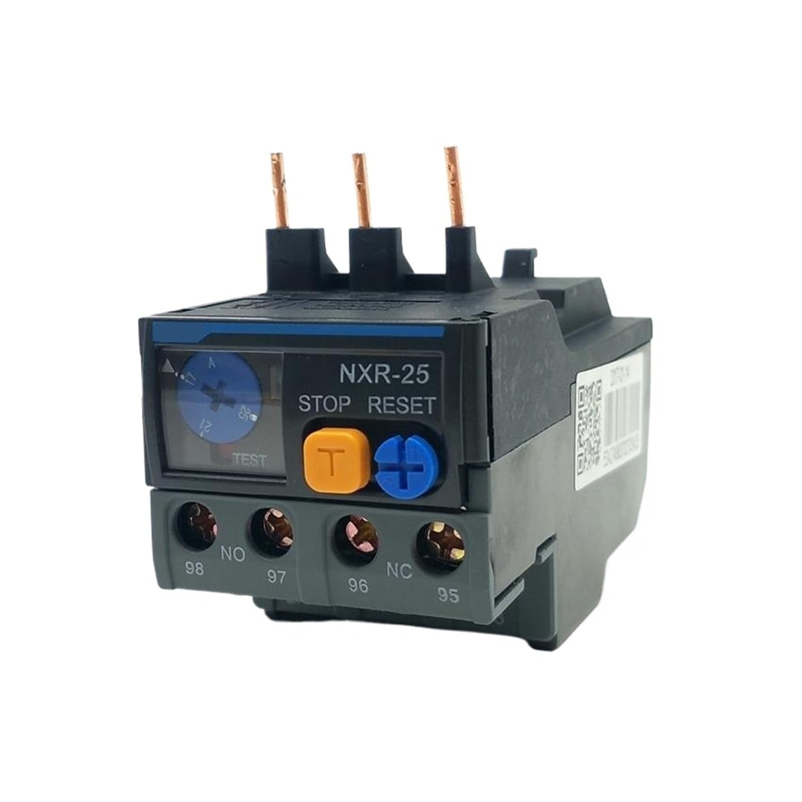 HUUOQIWY Relay NXR-25 0.16~25A Thermal Overload Relay for NXC AC Contactor 1Pcs(0.25-0.4A)