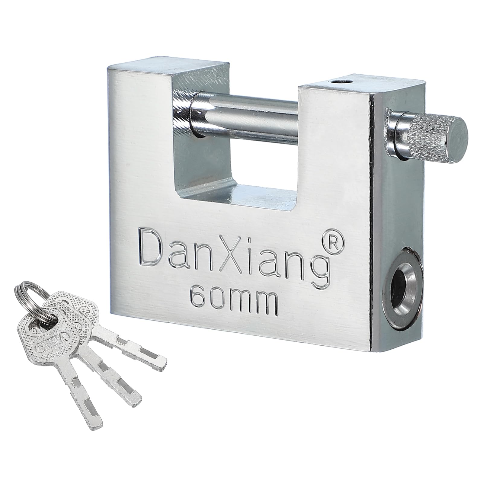 PATIKIL D-Shaped Padlocks 60mm(2-3/8