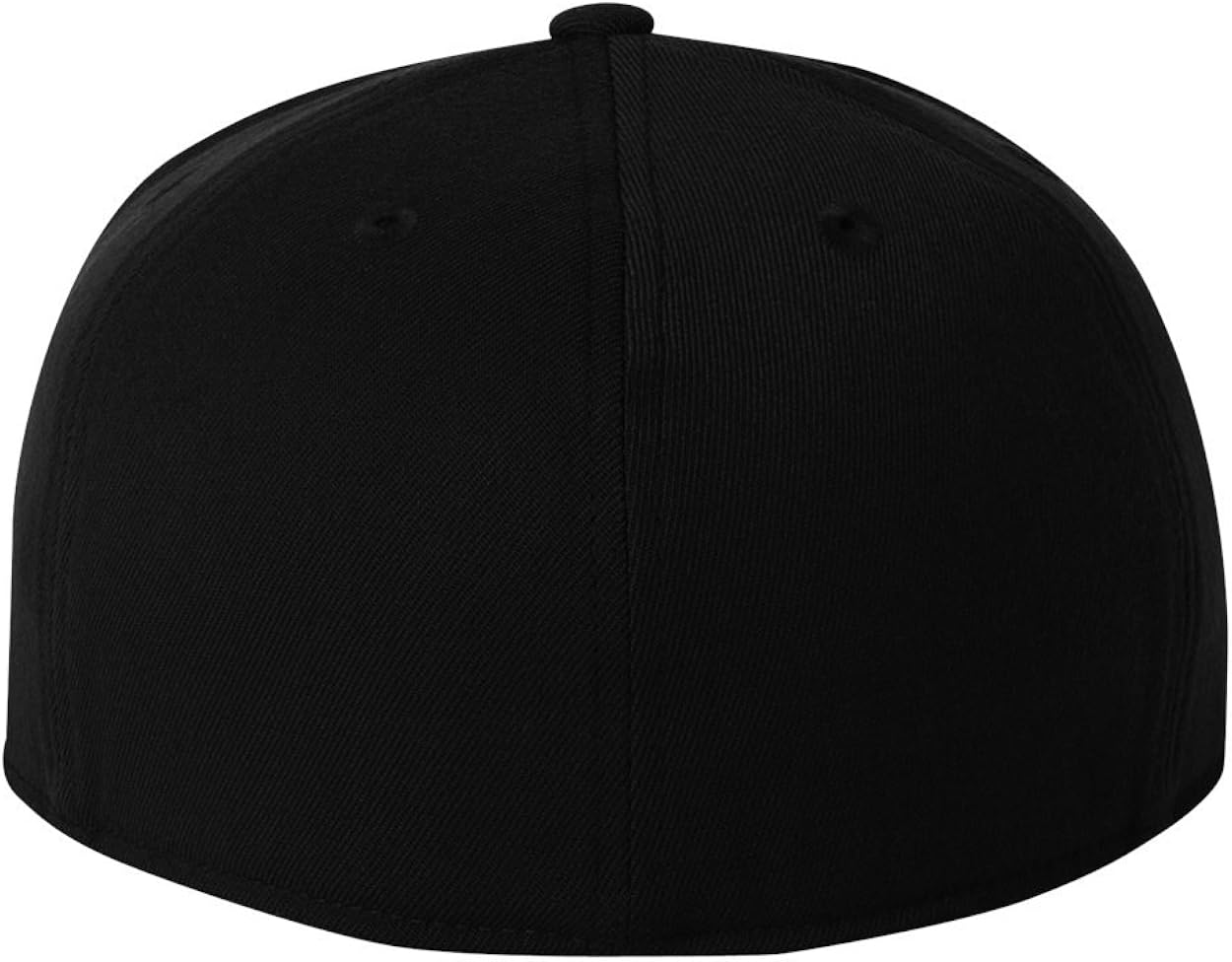 Flexfit Flat Bill Cap, S/M, Black at Amazon Men’s Clothing store