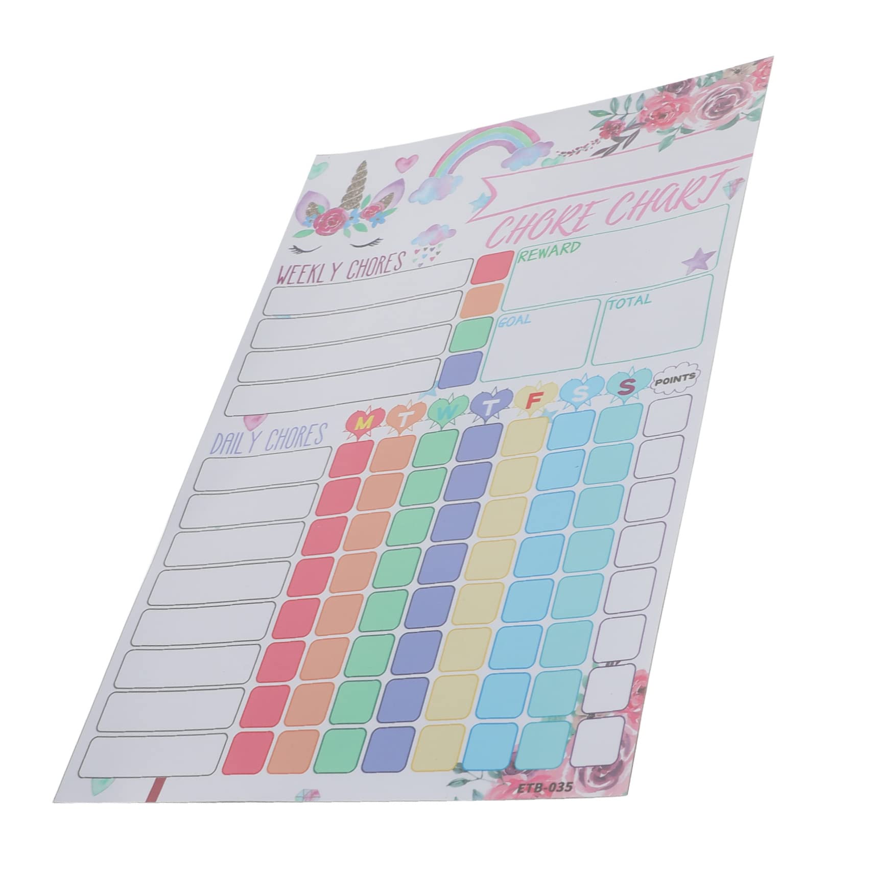 Tableau Magnétique Réutilisable Pour Corvées Enfants - Avec Récompenses, Personnalisable - 4