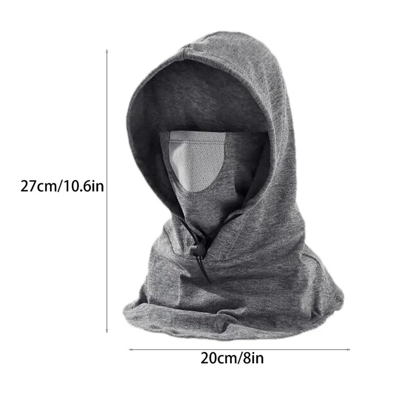 Scaldacollo Copertura per Il Viso da Ciclismo Antivento con Cappello per Maschera con Cappuccio per Bici Invernale con Scaldacollo Comoda Copertura per Sciarpa sottocasco