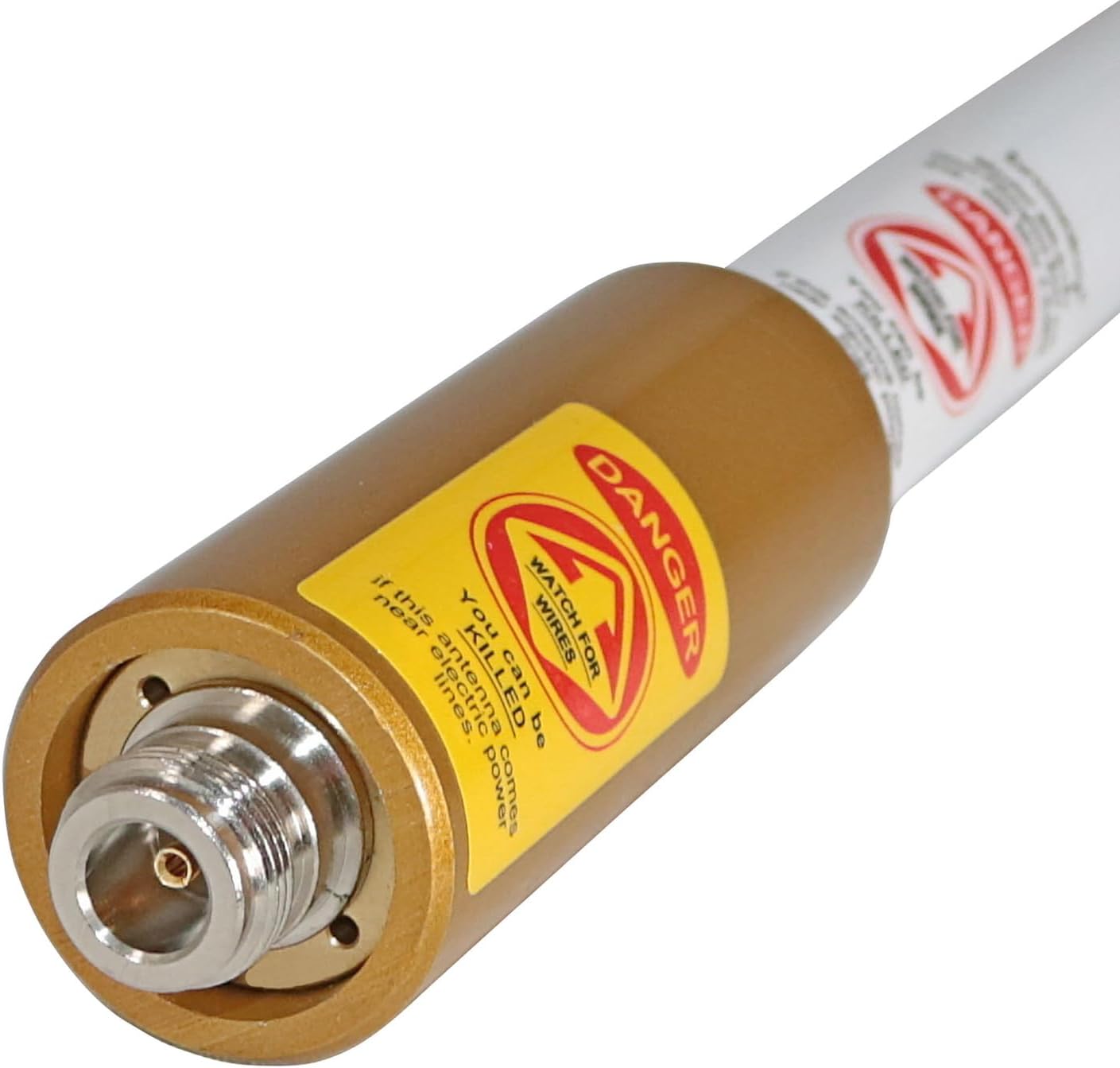 Browning® 150-Watt Pretuned Wide-Band 410 MHz to 490 MHz 4.5-dBd-Gain Fiberglass Omni Base with N-Female Connector, Mounting Bracket, and Hardware, BR6157