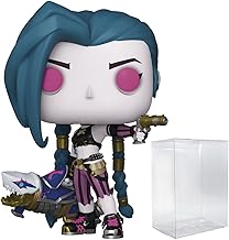 TV: Arcane League of Legends - Jinx Funko Vinyl Figure (Bundled with Compatible Box Protector Case), Multicolor, 3.75 inches