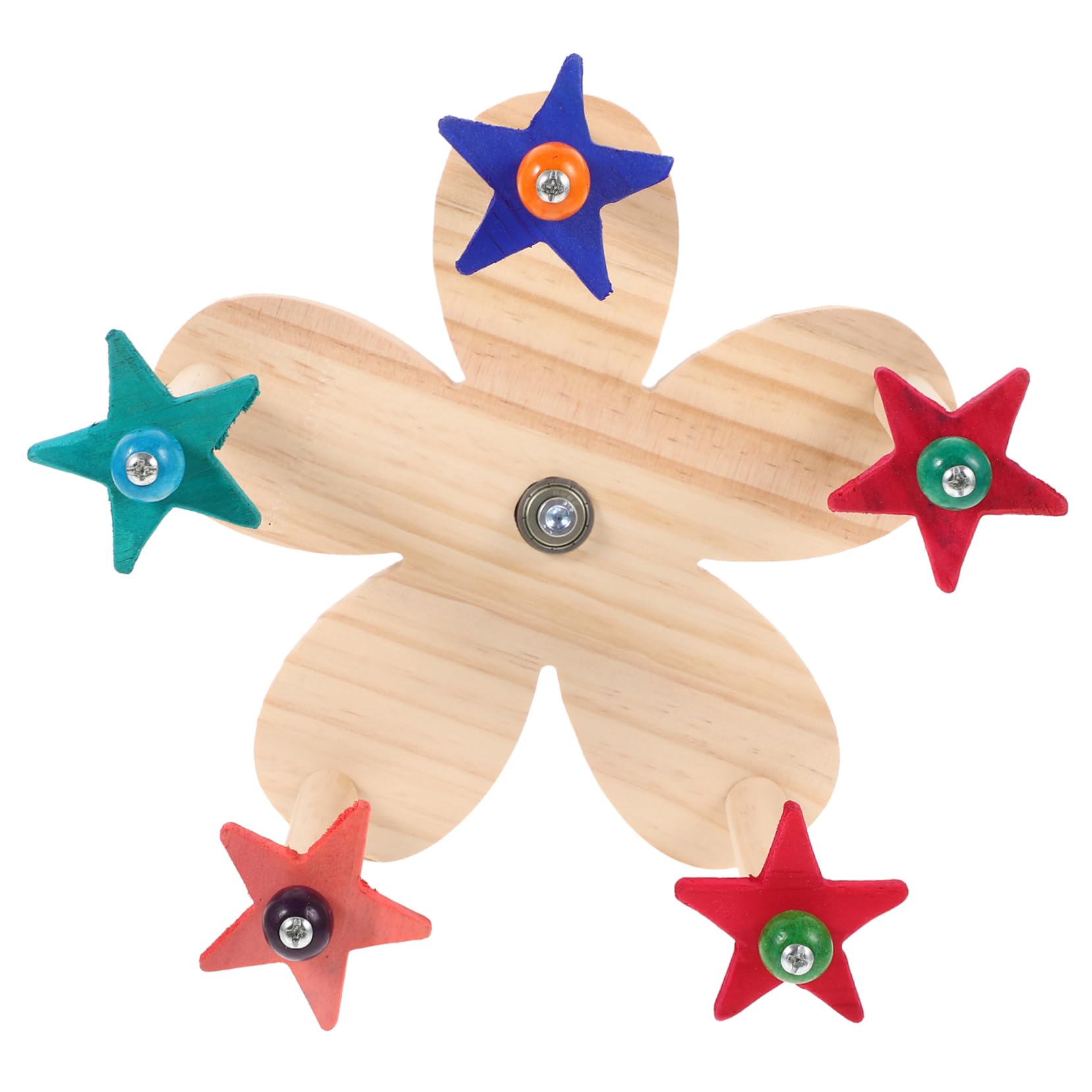 VANZACK 3pièces Perchoir Rotatif pour Oiseaux Stand De Forme De Roue pour Perroquets Et Perruches Accessoire De Cage Pratique Et Sûr pour Exercices Et Amusement Oiseaux