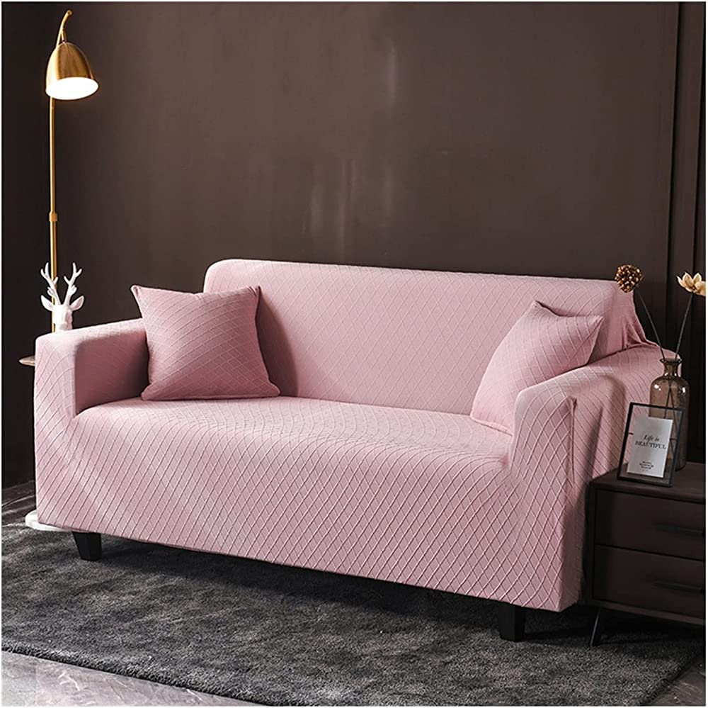 MGEMJMJ Armchair Slipcovers,Sofa Cover Knitted Living Room Sofa Cover Four Seasons Combination Sofa Cushion Cover Protector(Size:3 seats (190-230cm),Color:A)