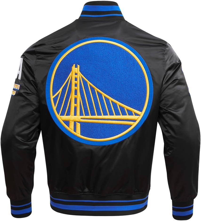 Pro Standard NBA mens Mens Nba Mash Up Satin Jacket - Image 4